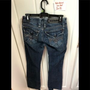 Rock Revival size 26 Sora boot cut bling jeans